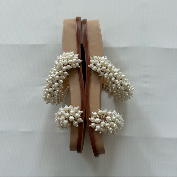 Alexandre Birman Women's Constanza Faux Pearl Sandals - Picture 5 of 11